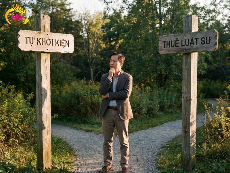 Nên thuê luật sư hay tự khởi kiện? Cách chọn phương án ít rủi ro hơn